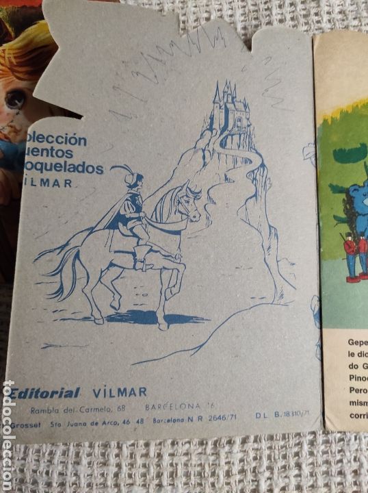 Libros de segunda mano: PINOCHO - CUENTO TROQUELADO -ED. VILMAR - Foto 2