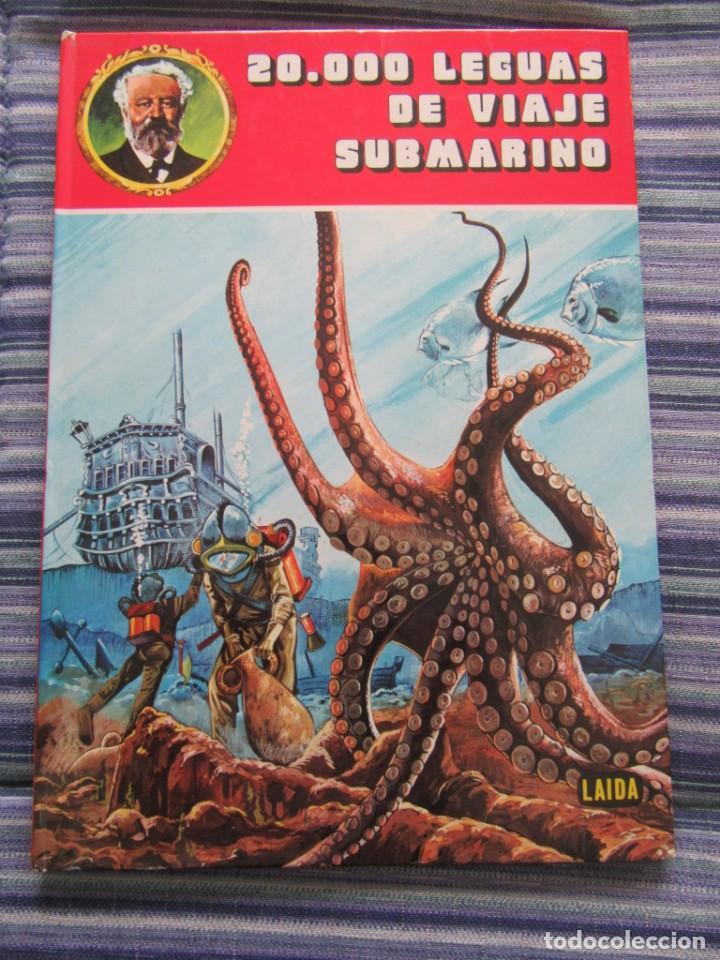 Libros de segunda mano: 20.000 leguas de viaje submarino de Julio Verne(ediciones Laida)