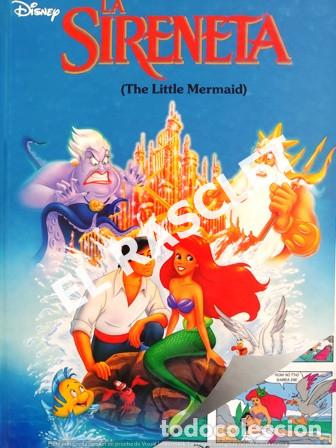 Libros de segunda mano: ANTIG&Uuml;O LIBRO - DISNEY - LA SIRENETA - EDICION CATAL&Aacute;N / INGL&Eacute;S - FORMATO COMIC - Foto 1