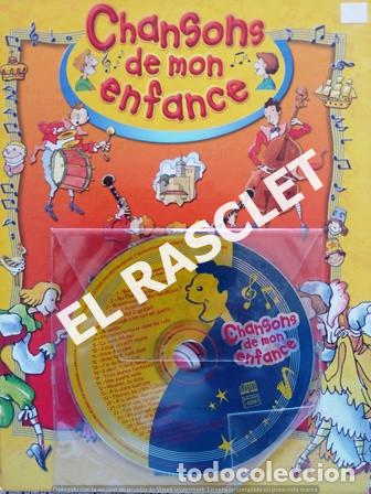 Libros de segunda mano: ANTIG&Uuml;O LIBRO - CHANSONS DE MON ENFANCE - CONTIENE CD - EDITADO EN FRANC&Eacute;S - Foto 1