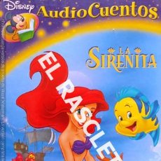Libros de segunda mano: ANTIGÜO CUENTO INFANTIL - DISNEY -AUDIO CUENTOS - LA SIRENITA - SIN DISCO. Lote 238660285
