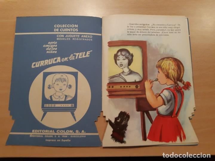 Libros de segunda mano: CURRUCA EN LA TELE CUENTO TROQUELADO EDITORIAL COLON - Foto 2