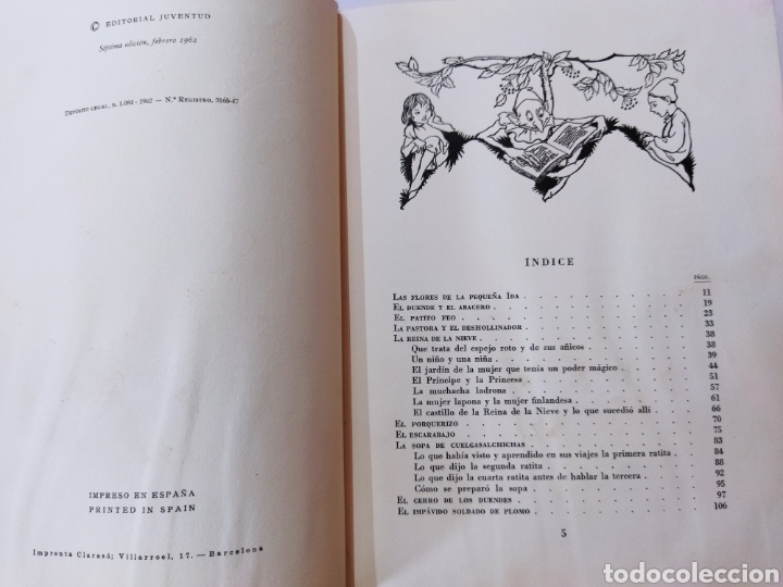 Libros de segunda mano: Cuentos de Hans Andersen .a&ntilde;o 1962 - Foto 1