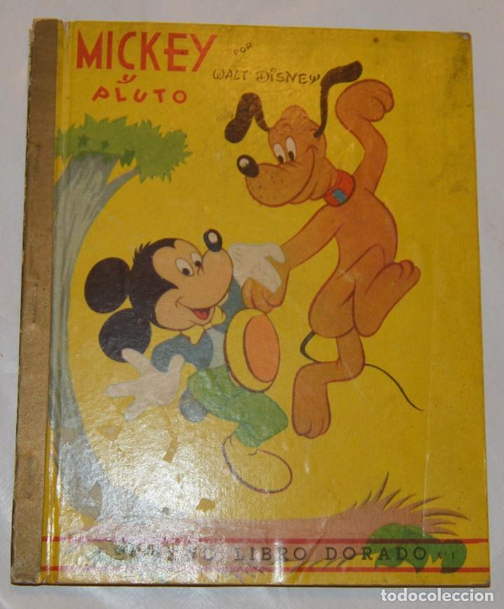 Libros de segunda mano: MICKEY Y PLUTO - LIBRO DORADO - WALT DISNEY - EDITORIAL VILCAR 1966 - Foto 2
