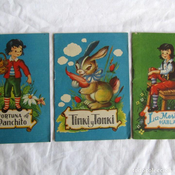 Gebrauchte B&uuml;cher: 3 cuentos colecci&oacute;n Mimosa Tinki y Tonki, La mesa habladora, la Fortuna de Panchito, 1961