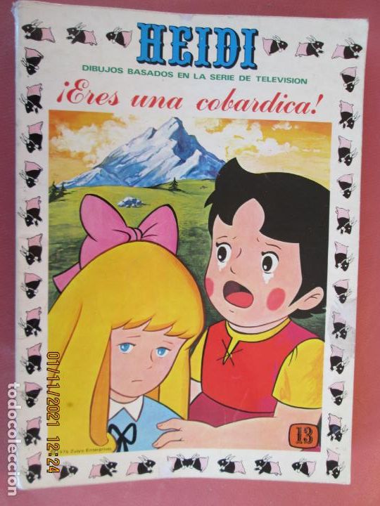Libros de segunda mano: HEIDI , ERES UNA COBARDICA N&ordm; 13 -1976 EDICIONES RECREATIVAS