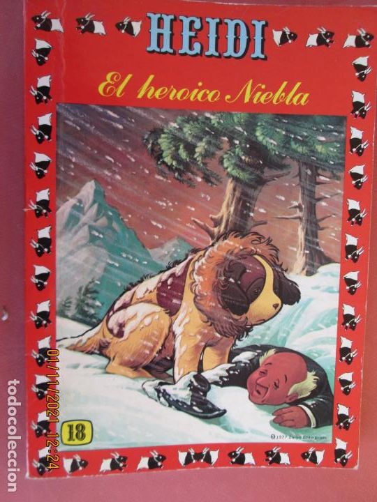 Libros de segunda mano: HEIDI , EL HEROICO NIEBLA - N&ordm; 18- 1977 EDICIONES RECREATIVAS