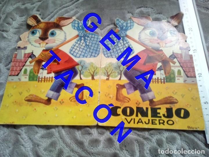 Libros de segunda mano: CUENTO TROQUELADO CONEJO VIAJERO PE&Ntilde;UELAS FERMA U37