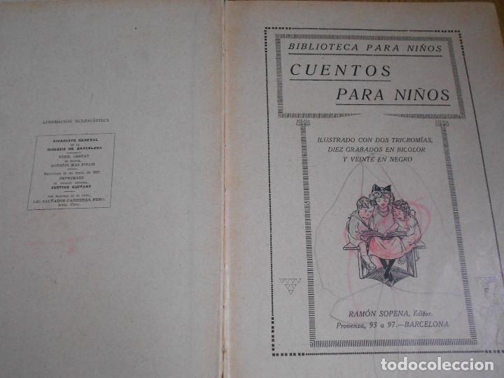 Libros de segunda mano: CUENTOS PARA NI&Ntilde;OS. ram&oacute;n sopena, editor. - Foto 3