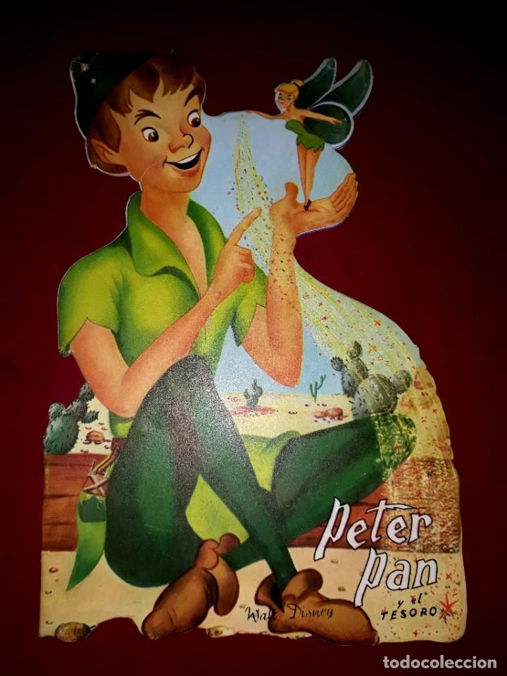 Libros de segunda mano: Cuento Troquelado Peter Pan y El Tesoro Edigraf 1967 - Foto 2