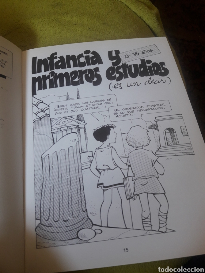 Libros de segunda mano: Agust&iacute;n, el del coraz&oacute;n, libro de SM primera edici&oacute;n - Foto 4