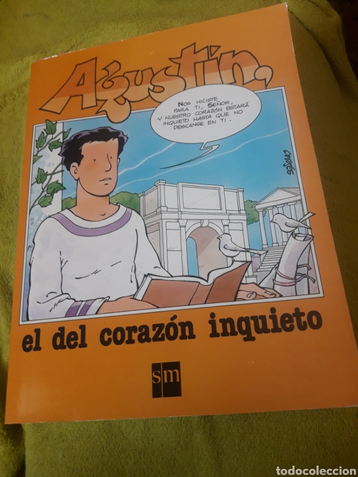 Libros de segunda mano: Agust&iacute;n, el del coraz&oacute;n, libro de SM primera edici&oacute;n - Foto 1
