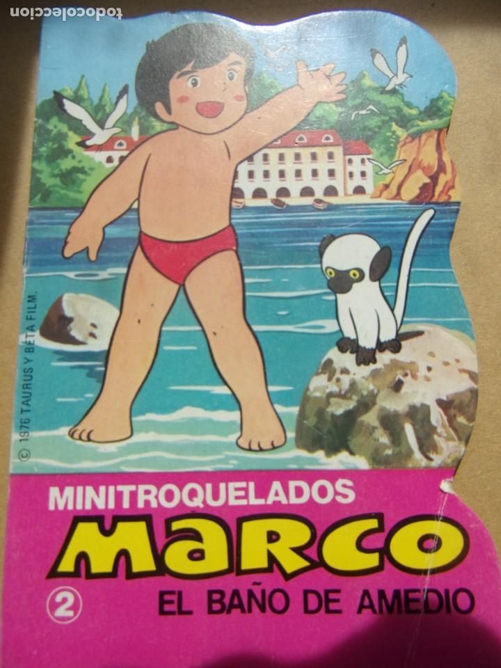 Libros de segunda mano: mini troquelados 14 cm x 9,5 cm Marco N&uacute;m. 2 El ba&ntilde;o de Amedio a&ntilde;o 1977
