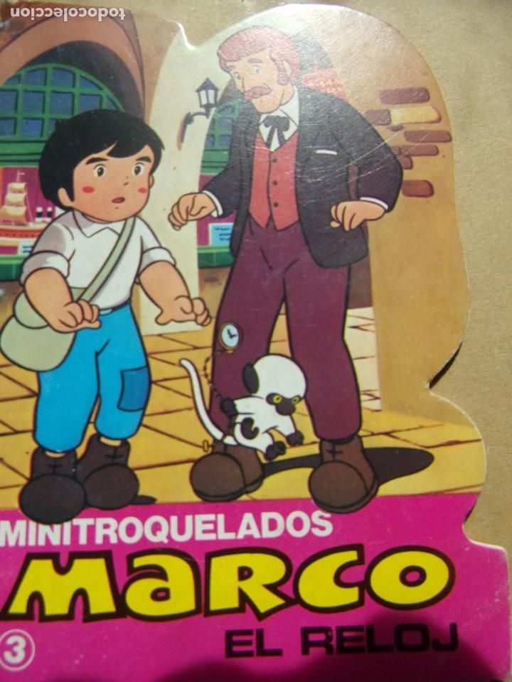 Libros de segunda mano: mini troquelados 14 cm x 9,5 cm Marco N&uacute;m. 3 El reloj a&ntilde;o 1977