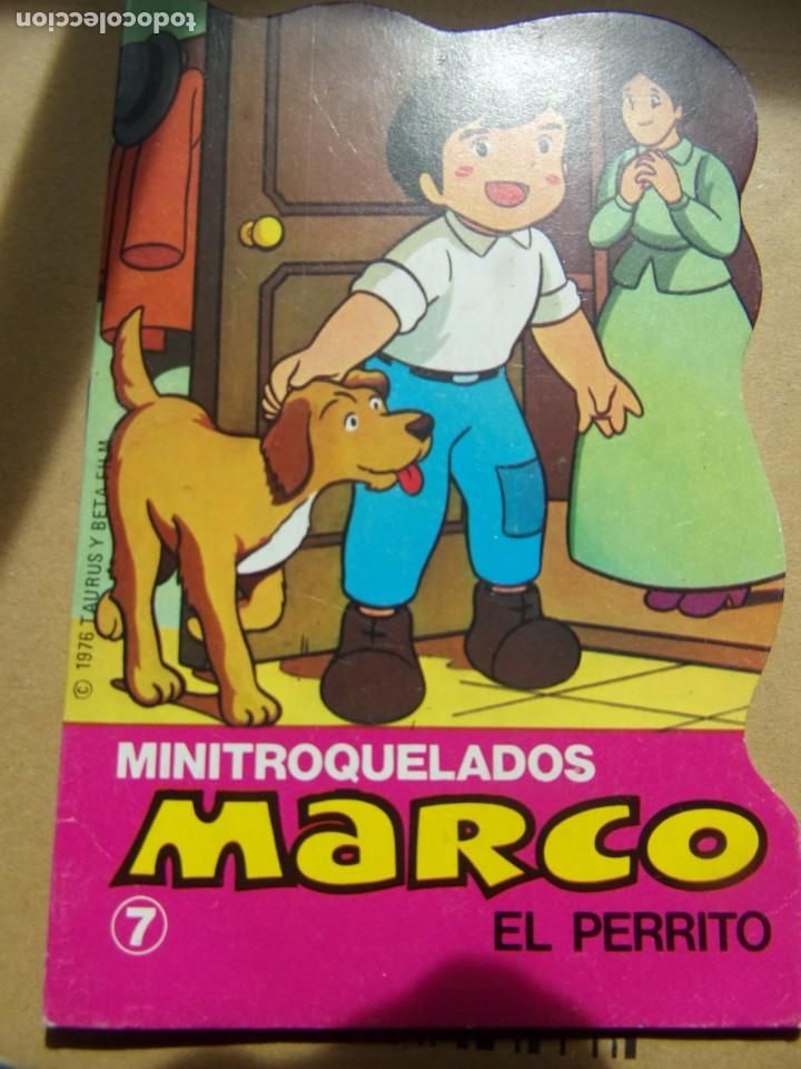Libros de segunda mano: mini troquelados 14 cm x 9,5 cm Marco N&uacute;m. 7 El perrito a&ntilde;o 1977