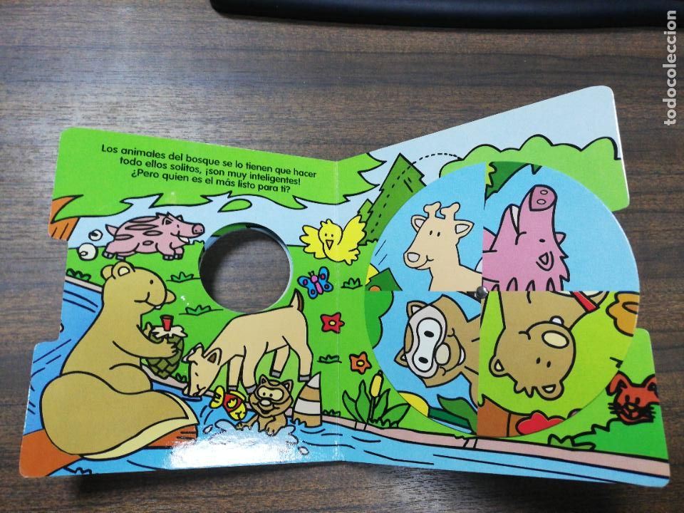 Libros de segunda mano: EN EL BOSQUE. BUSCA Y COMPLETA. COLECCION RUEDA. EDICIONES SALDA&Ntilde;A. - Foto 2