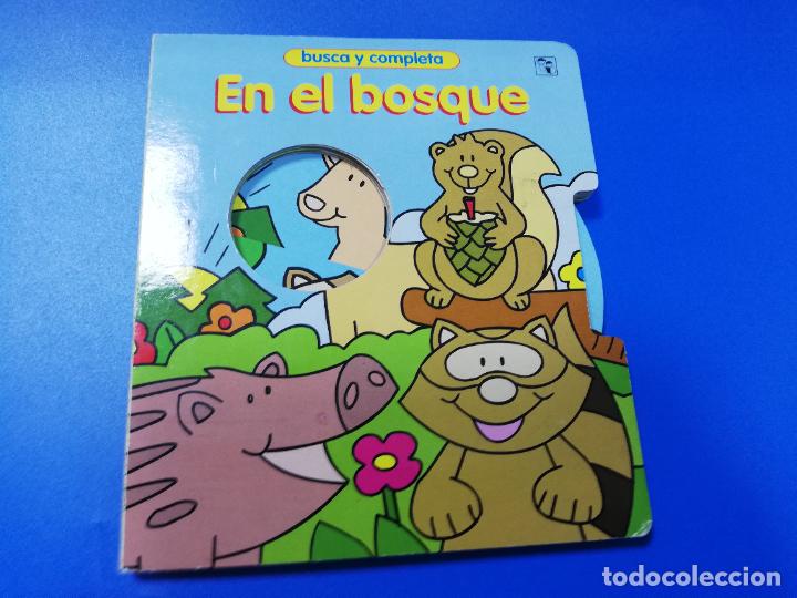 Libros de segunda mano: EN EL BOSQUE. BUSCA Y COMPLETA. COLECCION RUEDA. EDICIONES SALDA&Ntilde;A. - Foto 1