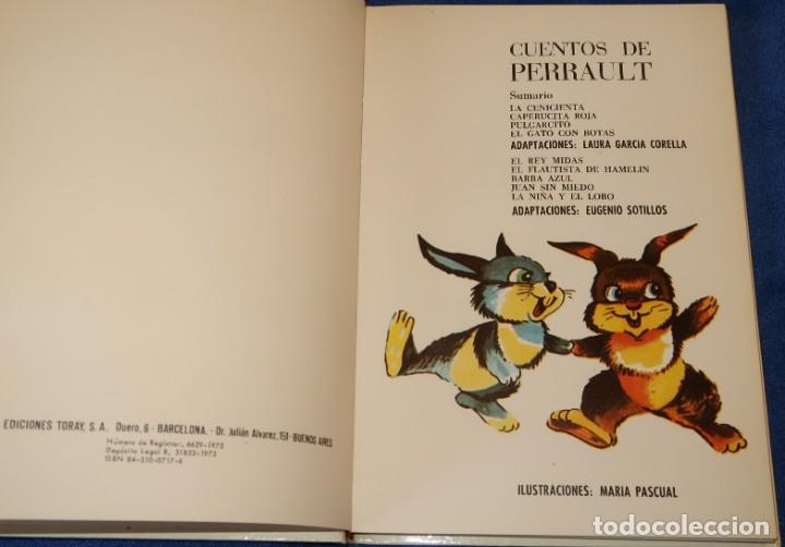 Libros de segunda mano: Cuentos de Perrault Mar&iacute;a Pascual - Toray (1973) - Foto 3