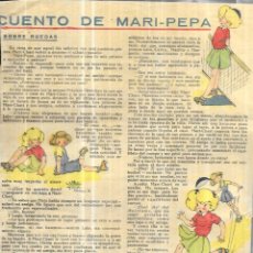 Libros de segunda mano: CUENTO DE MARI PEPA * SOBRE RUEDAS * AÑO 1942 ( LEER DESCRIPCIÓN). Lote 251556130