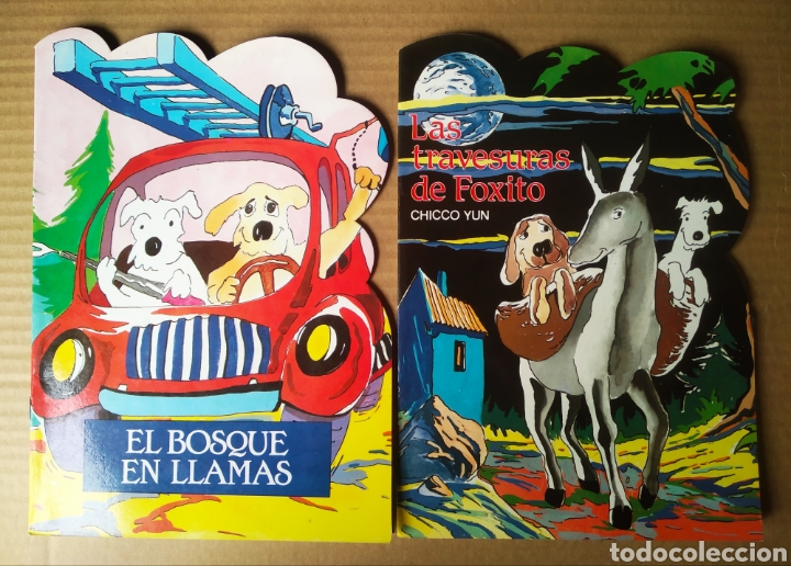 Libri di seconda mano: Lote Perrito Can y Foxito, por Chicco Yun e Izarra: El Bosque en Llamas/Las Travesuras de Foxito