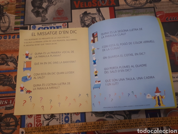 Libros de segunda mano: En Dic es diverteix a casa. Timun Mas. - Foto 3