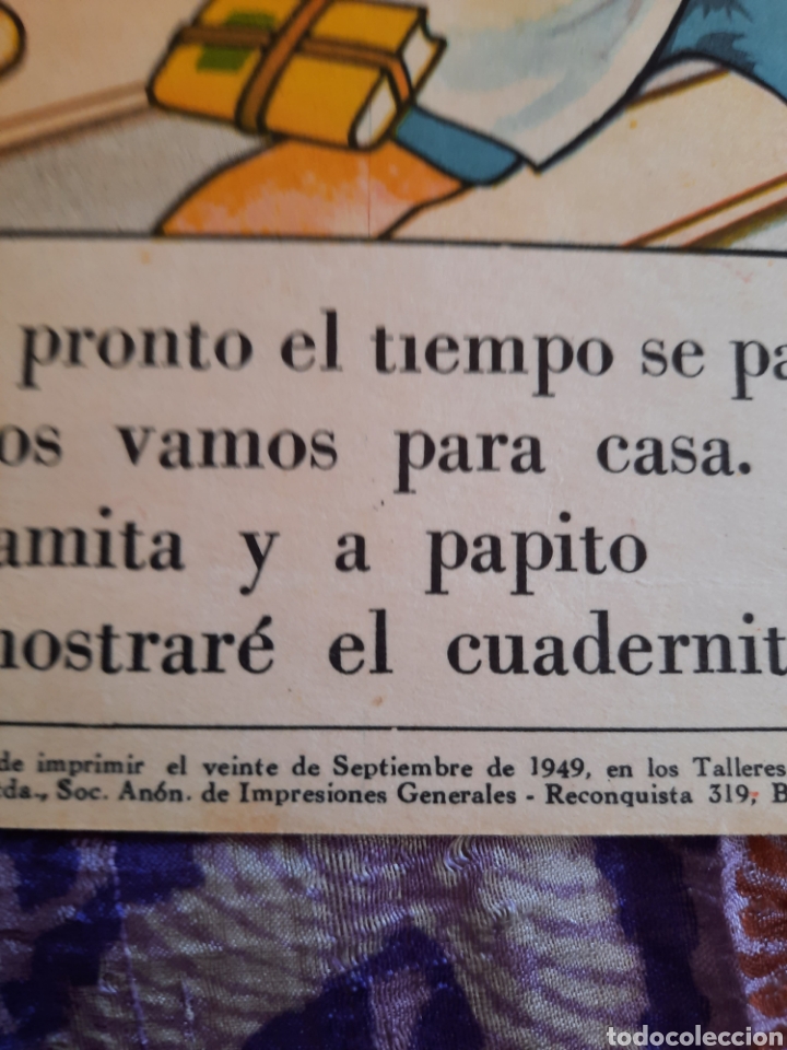 Libros de segunda mano: A la escuela. Editorial Sigmar. 1949. - Foto 3