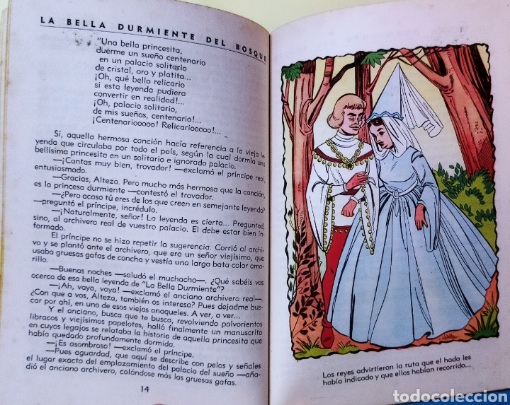 Libros de segunda mano: Cuento de la Bella Durmiente del Bosque .a&ntilde;o 1956 - Foto 3