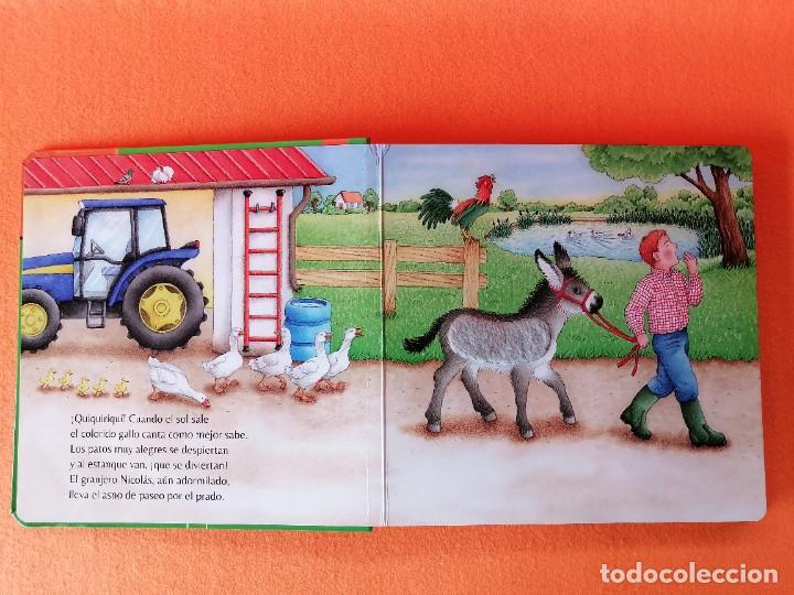 Libros de segunda mano: CUENTO INFANTIL -EN LA GRANJA- TOCA Y SIENTE (con texturas). - Foto 4