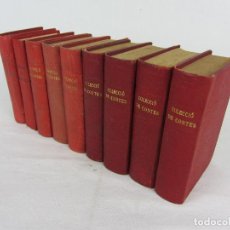 Libros de segunda mano: NUEVE TOMOS DE COLECCIÓ DE CONTES EN CATALÁN CON ILUSTRACIONES - CIRCA 1948. Lote 257491035