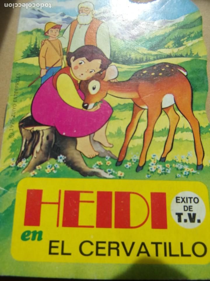 Libros de segunda mano: TROQUELADO MINI HEIDI EN EL CERVATILLO -1975 -MUY BUEN ESTADO