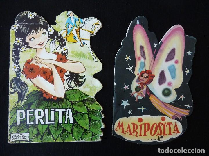 Libros de segunda mano: ANTIGUOS CUENTOS TROQUELADOS-PERLITA / MARIPOSITA