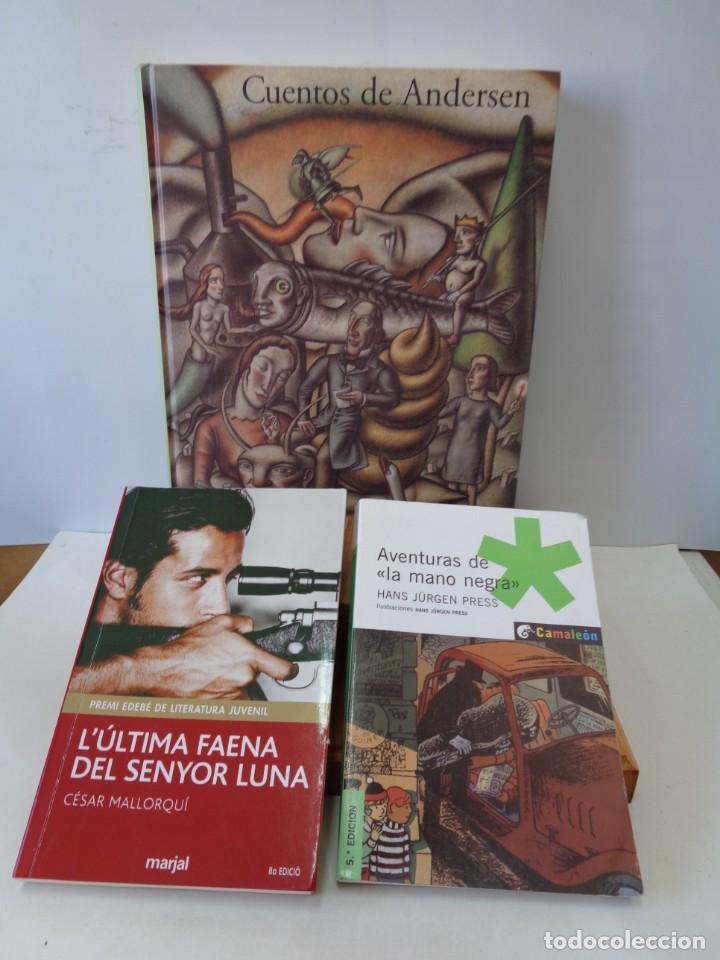 Second hand books: &iexcl;&iexcl;LIBROS.CUENTOS DE ANDERSEN,AVENTURAS DE LA MANO NEGRA,L'ULTIMA FAENA DEL SENYOR LUNA.!!