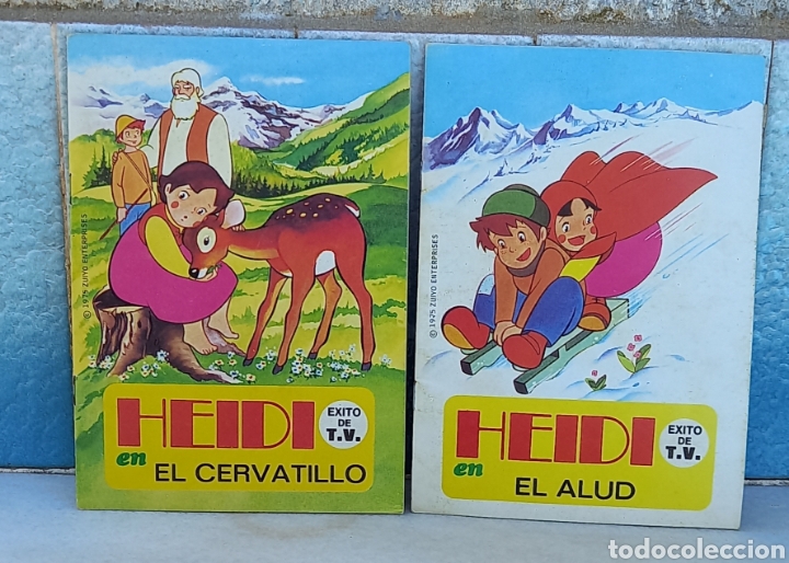 Libros de segunda mano: DOS CUENTOS TROQUELADO HEIDI ANTIGUO