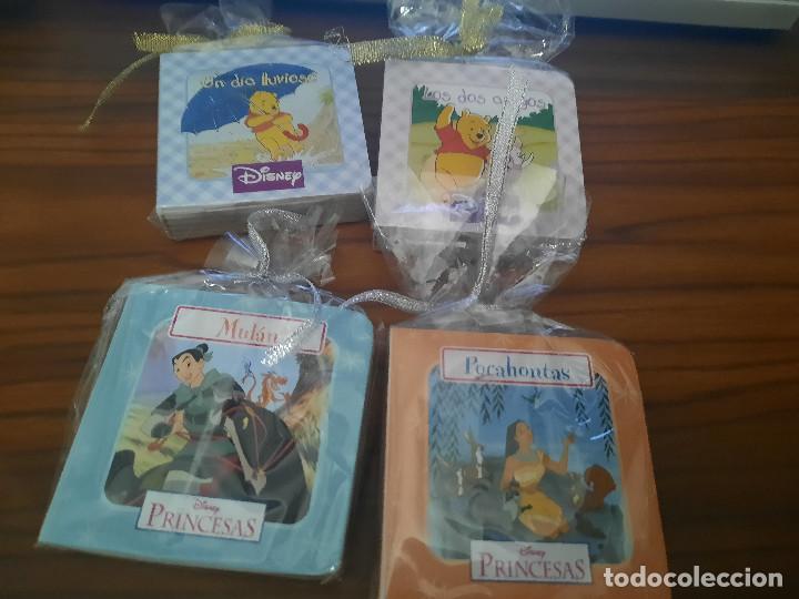 Libros de segunda mano: LOS DOS AMIGOS + POCAHONTAS + UN D&Iacute;A LLUVIOSO + MUL&Aacute;N. WINNEY DE POH. 4 LIBRITOS DISNEY. SIN ESTRENA