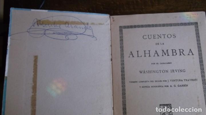 Libros de segunda mano: Cuentos de la Alhambra. edt Prometeo-Valencia - Foto 2