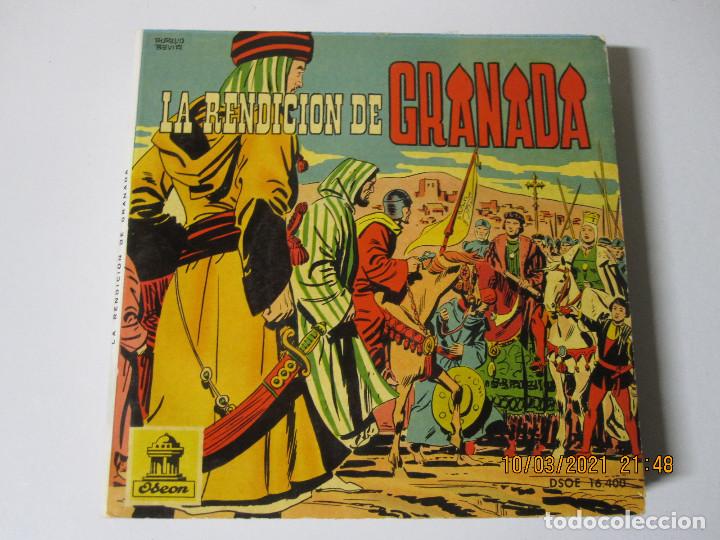 Libros de segunda mano: single vinilo disco cuento comic la rendicion de granada - Foto 1