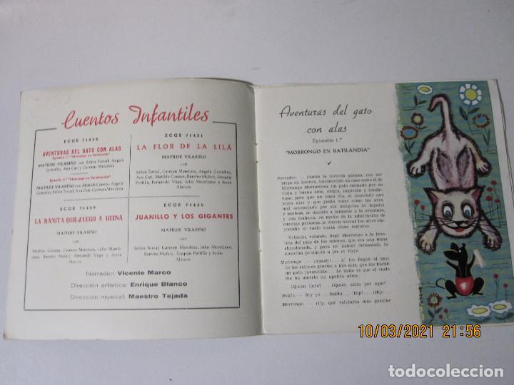Libros de segunda mano: single vinilo disco cuento comic morrongo en ratilandia y pajarilandia - Foto 3