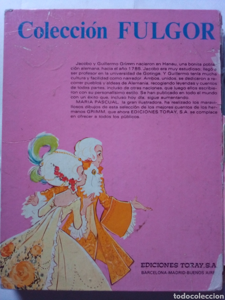 Libros de segunda mano: Cuentos de Grimm colecci&oacute;n fulgor ediciones Toray 1977 - Foto 5
