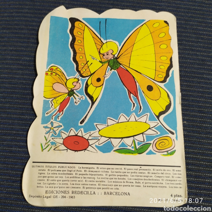 Libros de segunda mano: cuento la mariposa viajera ediciones redecilla - Foto 2