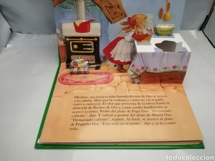 Libros de segunda mano: RICITOS DE ORO Y LOS TRES OSOS (LIBRO POP UP) - Foto 4