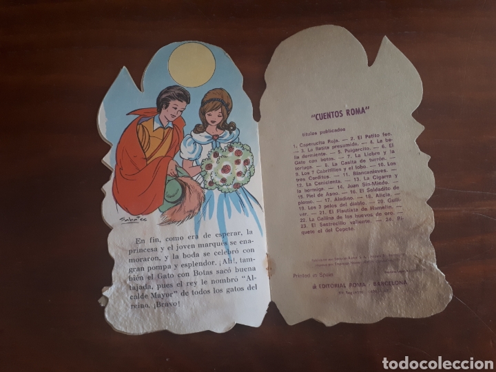 Libros de segunda mano: El gato con botas. N&deg; 6 Ed. Roma. - Foto 3