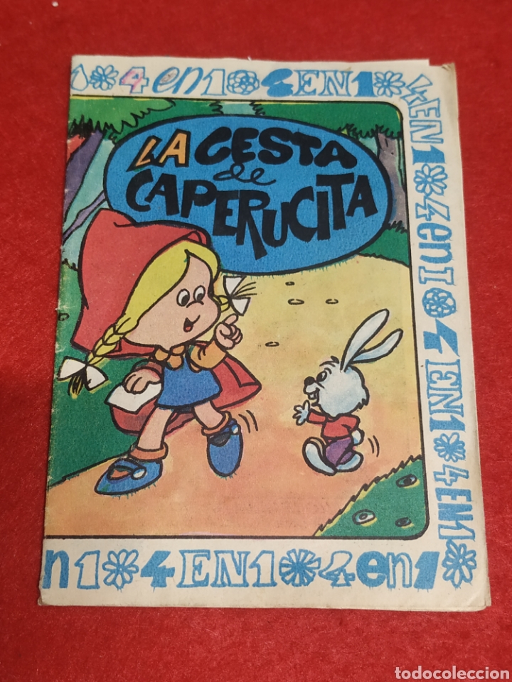 Libros de segunda mano: La cesta de Caperucita, cuadernillo infantil editorial 4 en 1