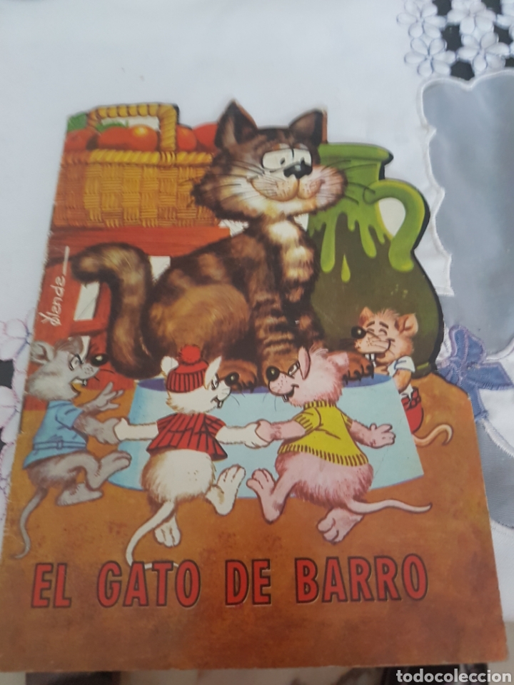 Libros de segunda mano: Cuento troquelado el gato de barro cuentos Toray - Foto 1
