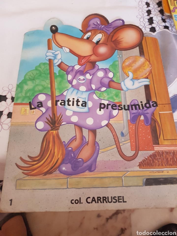 Libros de segunda mano: Cuento troquelado la ratita presumida colecci&oacute;n carrusel