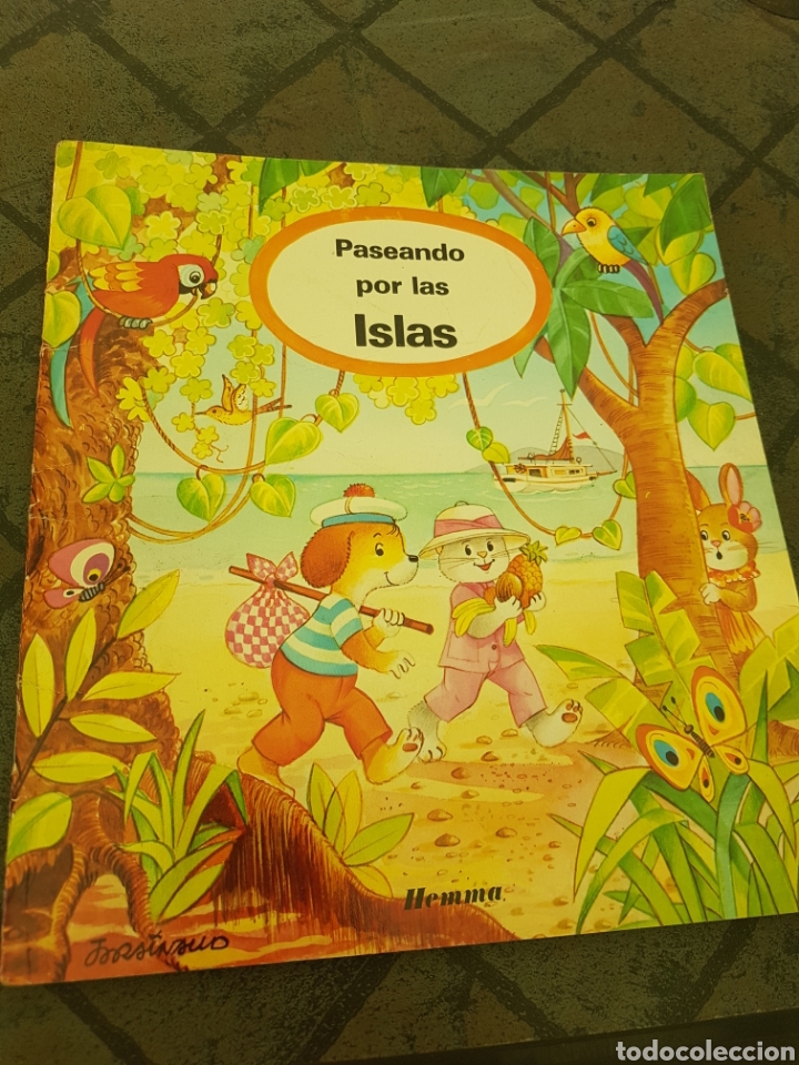 Libros de segunda mano: Cuento troquelado paseando por las islas Hemma colecci&oacute;n paseando
