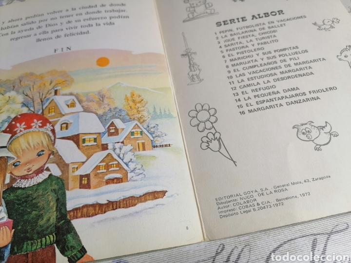 Libros de segunda mano: CUENTO EL REFUGIO SERIE ALBOR N&deg;13 EDITORIAL GOYA 1972 - Foto 5