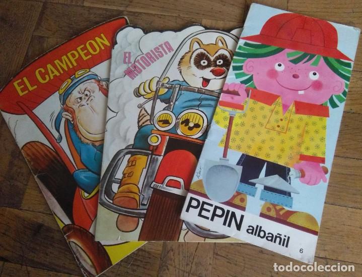 Libros de segunda mano: 3 Cuentos infantiles troquelados (a&ntilde;os 80)