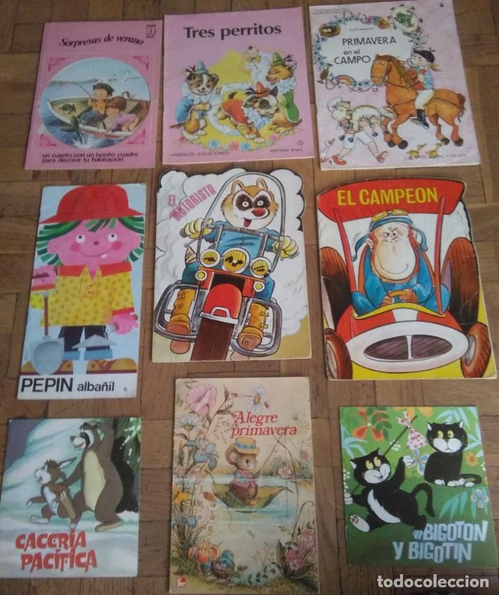 Libros de segunda mano: 9 Cuentos infantiles troquelados (a&ntilde;os 80)
