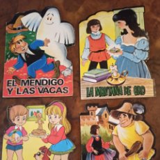 Libros de segunda mano: LOTE 4 CUENTO INFANTIL TROQUELADO PROD EDITORIALES LAYSE, GIGANTE FANFARRÓN, MUÑECO CHOCOLATE, .... Lote 273088708