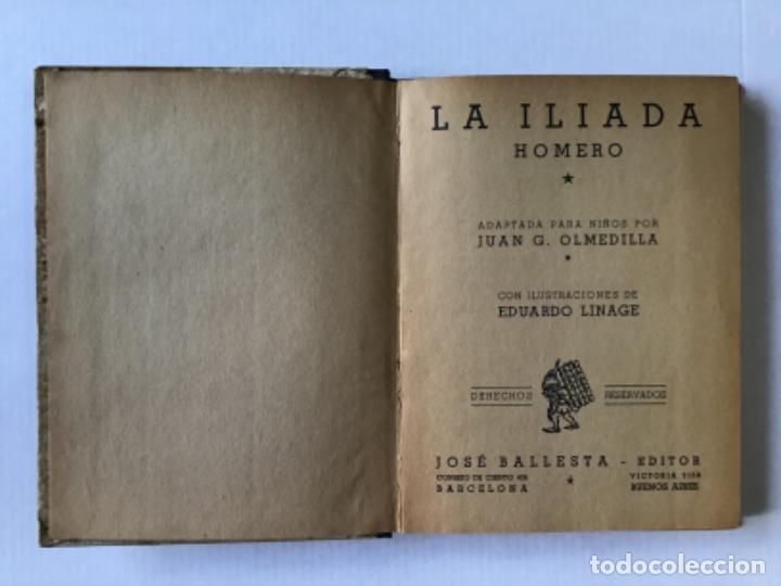 Libros de segunda mano: LA ILIADA. - HOMERO. - Foto 2